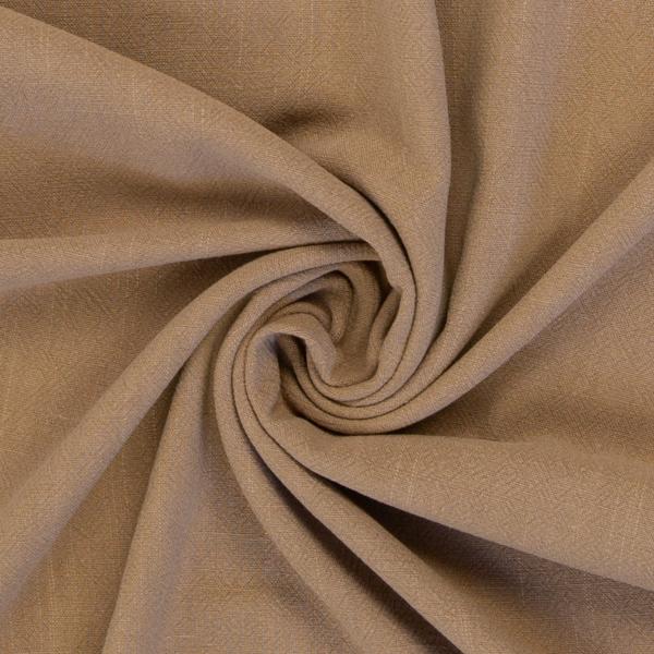 Viskose Leinen Camel by Swafing